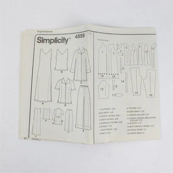 Lot of 2 Simplicity Patterns Khaliah Ali Collection Women's Clothes Sz GG UNCUT
