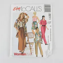 McCall's 2211 1999 Womens Top Shirt Pants Shorts Skirt R 18W-22W Uncut