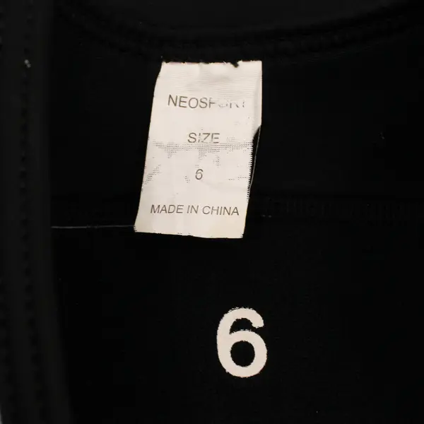NeoSport Women's Size 6 Neoprene Black& Blue 2.5mm Wetsuit Swim Watersport Vest