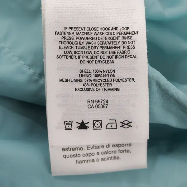 Columbia Women's S Blue Hooded Lightweight Lined Full Zip Windbreaker - Flawed