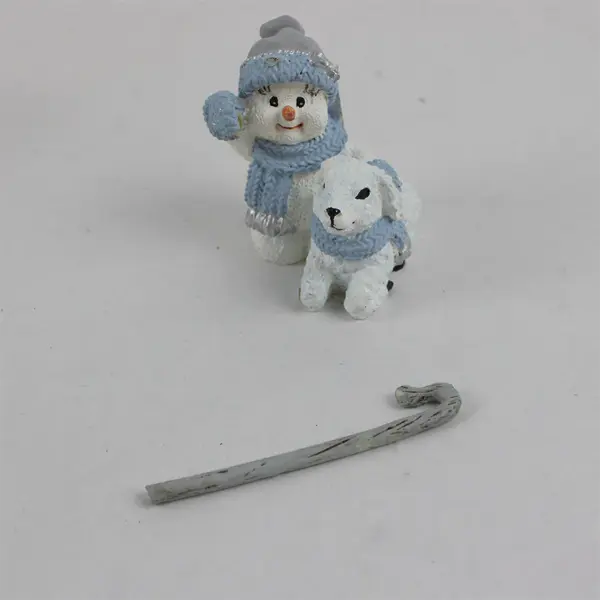 Encore Group Snow Buddies 95519 Puff as Shepherd Christmas Figurine - Damaged