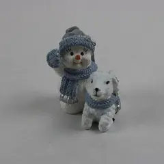 Encore Group Snow Buddies 95519 Puff Shepherd Christmas Figurine - No Staff 