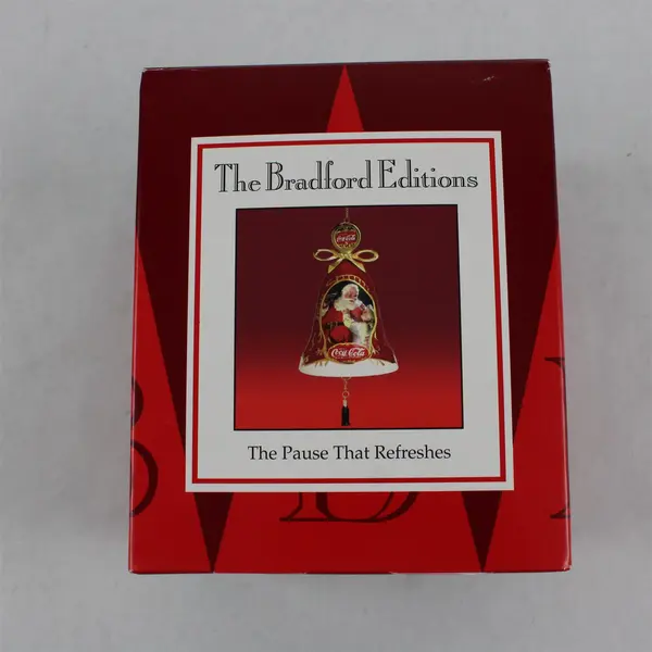 The Bradford Editions Coca-Cola "The Pause That Refreshes" Christmas Ornament 