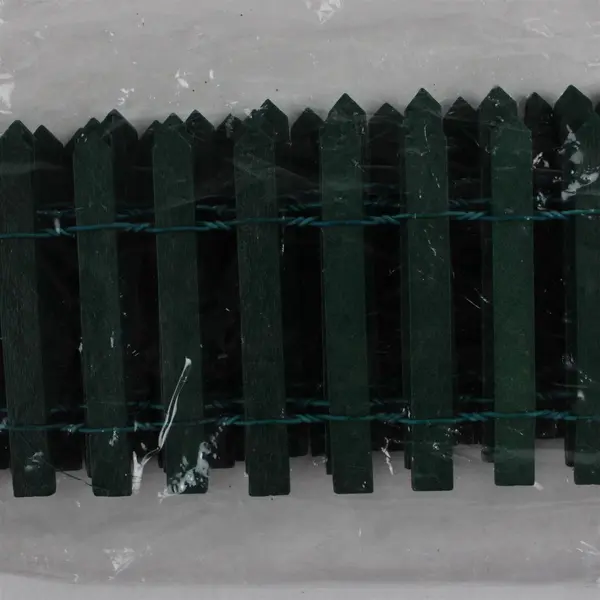 Miniature Wooden Green Fence Dollhouse Decor Fairy Garden Rustic