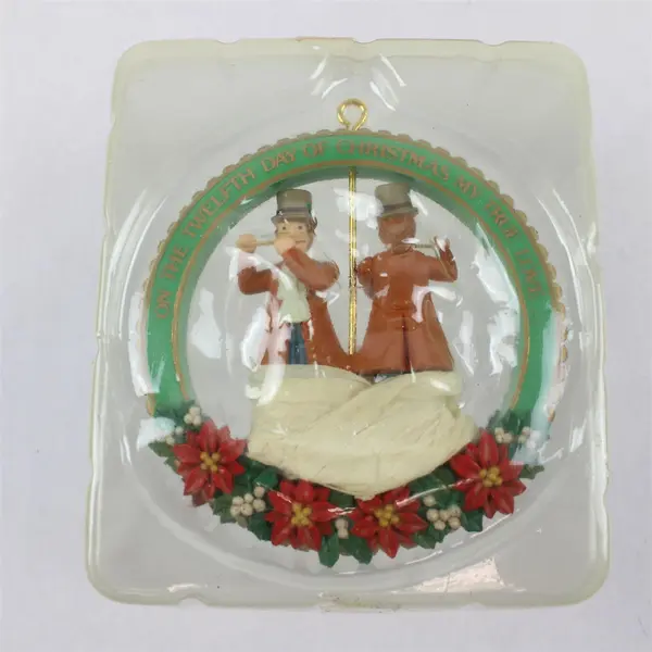 Vtg 1990 Enesco Pipers Piping Ornament 12 Days of Christmas Series