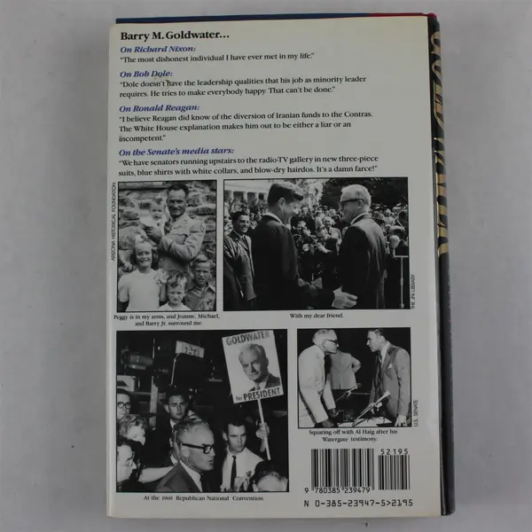 Goldwater by Barry M. Goldwater with Jack Casserly 1988 HCDJ