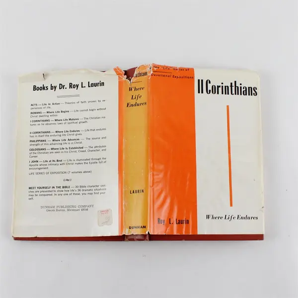 II Corinthians Roy L. Laurin Hardcover Life Series Devotional Expositions