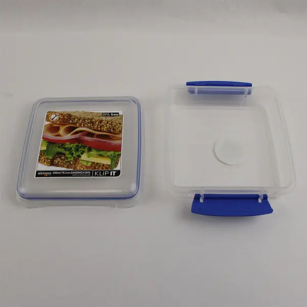 Sistema KLIP IT Sandwich Box Food Storage Container, 15.2 oz