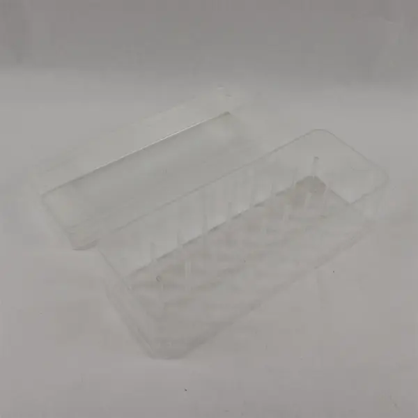 Lot of 3 Clear Plastic Sewing Thread Organizer Boxes 1 Gutermann Branded