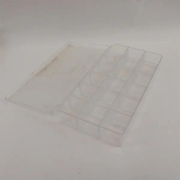 Lot of 3 Clear Plastic Sewing Thread Organizer Boxes 1 Gutermann Branded