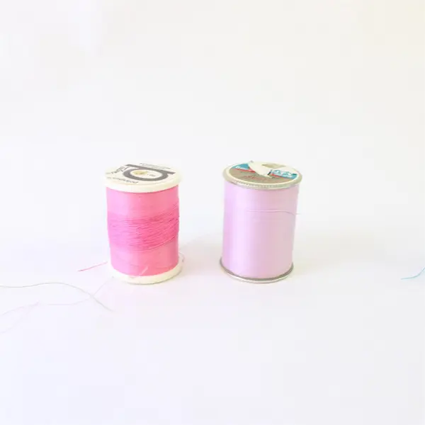 Lot of 7 Mixed Brand Sewing Thread Spools Assorted Colors Pre-Owned