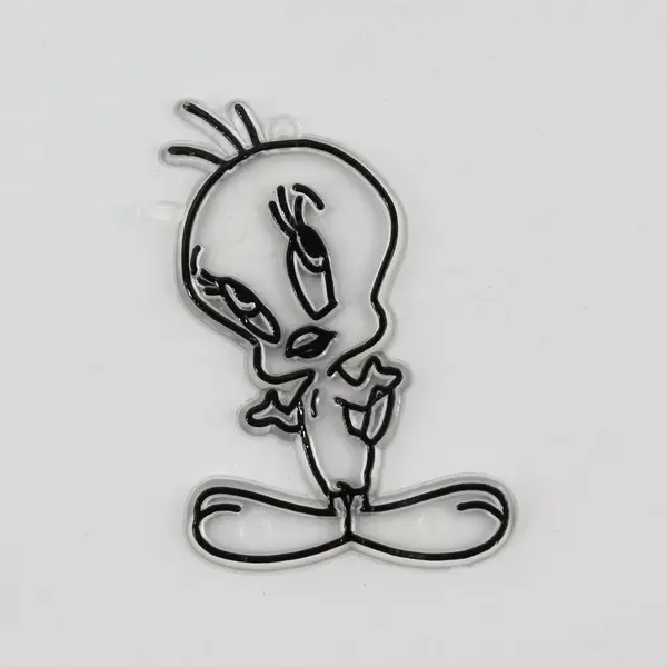 4 Pieces of Vintage Looney Tunes Sun Catcher Pieces, Unpainted 