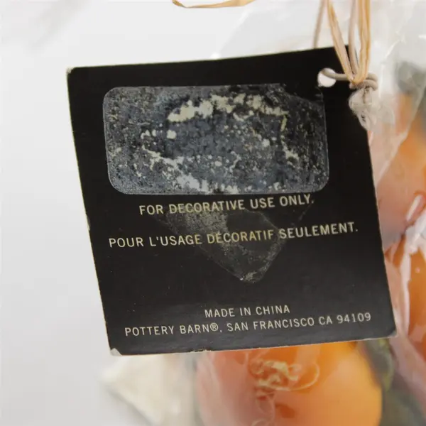 Set of 10 Pottery Barn Small Decorative Persimmons NEW