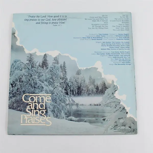 Praise Six Come and Sing Praises 12" Vinyl Record