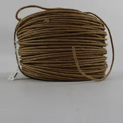 Coil of Commonwealth Basket 1/8" Fiber Rush (Brown Paper Cord) - Length Unknown