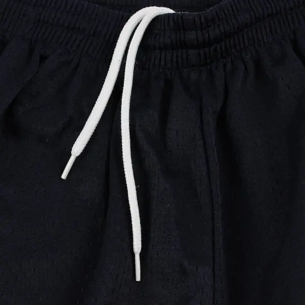 Vintage Easton Men's L Mesh Navy Athletic Gym Shorts with Pockets and Drawstring