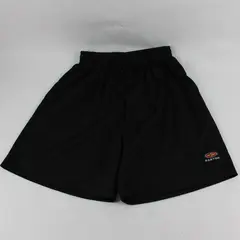 Vintage Easton Men's M Mesh Black Athletic Gym Shorts w/ Pockets and Drawstring