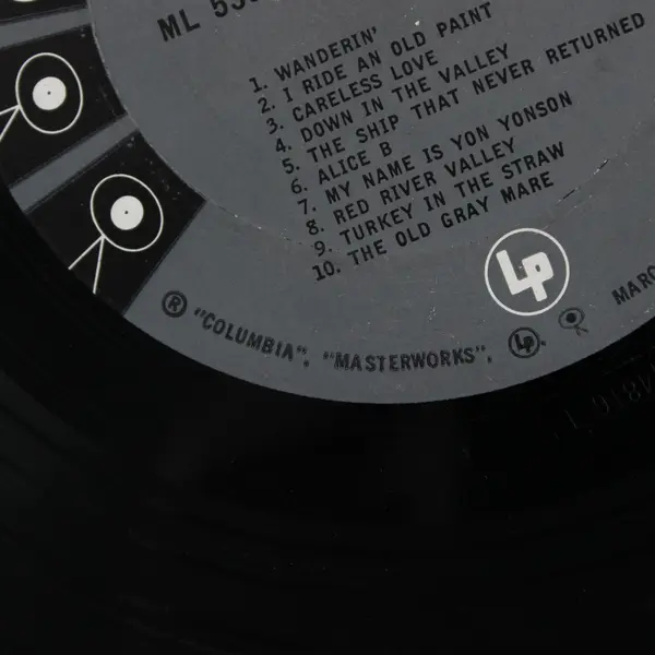 Carl Sandburg - Flat Rock Ballads -12" Vinyl Record