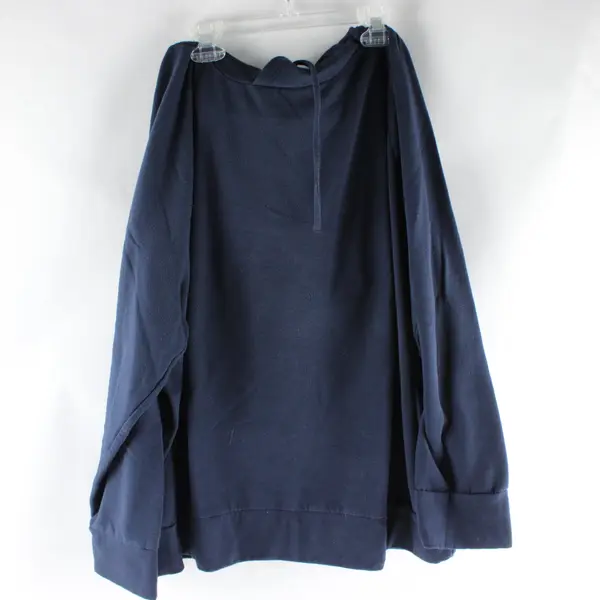 Eddie Bauer Women's XXL Navy Hoodie Ultrasoft 4-Way Stretch Pullover