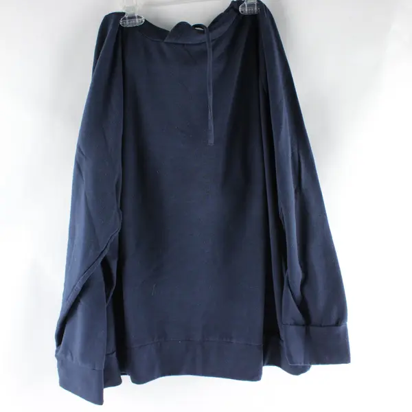 Eddie Bauer Women's XXL Navy Hoodie Ultrasoft 4-Way Stretch Pullover