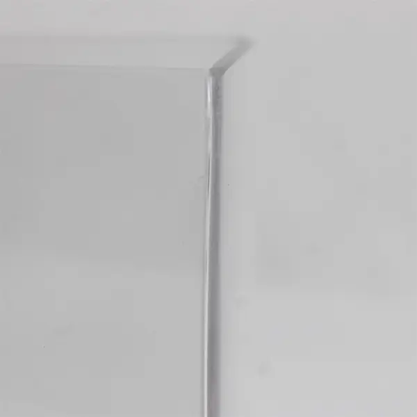 Clear Glass Square Freestanding Flower Vase 8 in Decorative