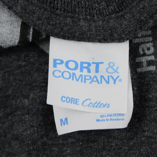 Port & Company Men's Size M Gray RUN TO HELL Graphic Tee Portland OR