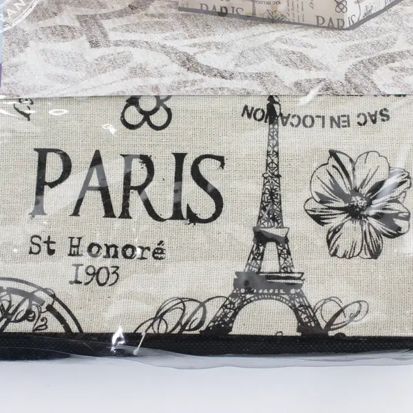 Set of 2 Paris France Storage Cubes 12"x12"x12"