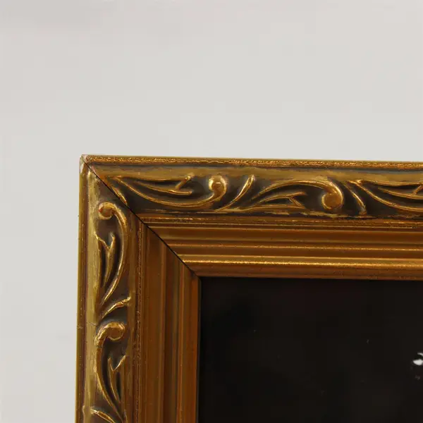 Fetco Home Decor Cornici Milano Gold Baroque 3.5x5 Photo Frame