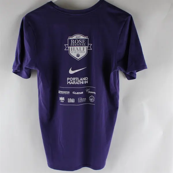 The Nike Tee Purple "Rose Festival Half Marathon" Short Sleeve T-Shirt Women's S