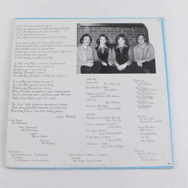 Sonshine 12" Vinyl Record