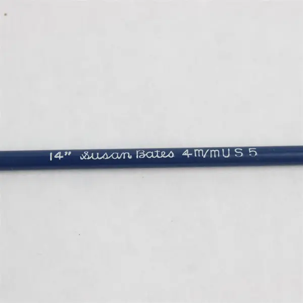 Lot of 11 Misc. Metal Knitting Needles, Assorted Colors 14" length 