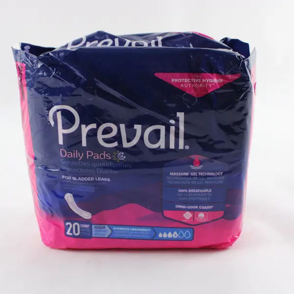 Prevail Daily Pads Level 4 Absorbency 20 Count
