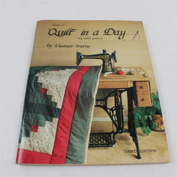 Vintage: Make a Quilt in a Day Log Cabin Pattern S/C Book 1986, 3rd Ed. 