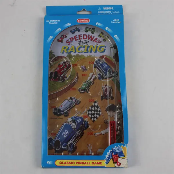 Schylling Racecar Themed Classic Pinball Game 2002 NEW