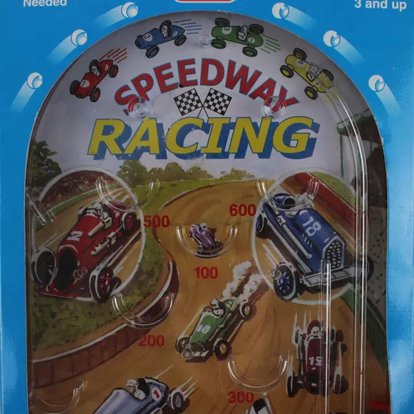 Schylling Racecar Themed Classic Pinball Game 2002 NEW