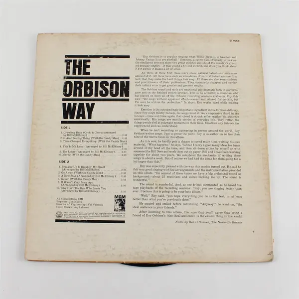 The Orbison Way 12" Vinyl Record
