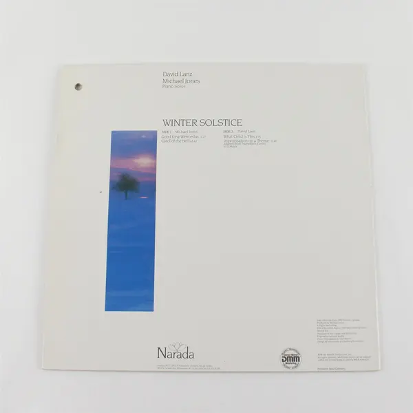 David Lanz & Michael Jones "Winter Solstice " 12" Vinyl Record