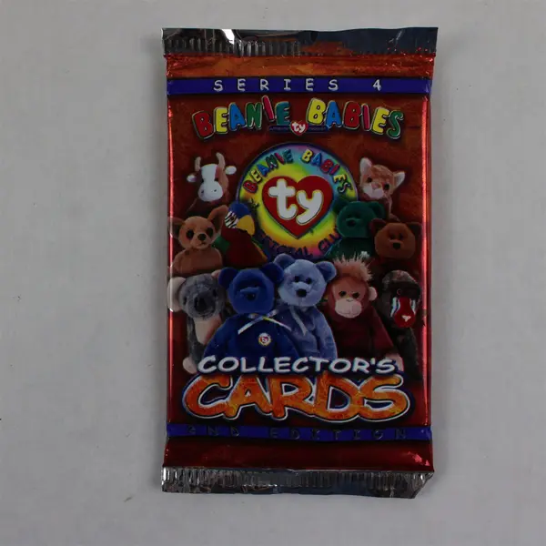Lot of 9 1999 TY Beanie Babies Collector's Cards Series 4 - 2nd Edition, Sealed