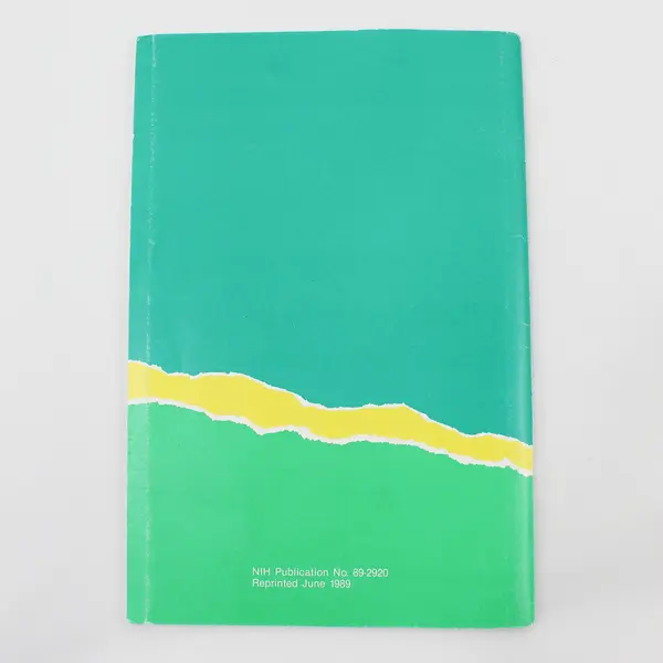 Vintage 1989 Informational Book Eating to Lower Your High Blood Cholesterol NIH