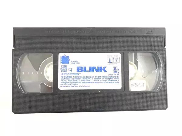 Vintage VHS Blink Madeleine Stone Aidan Quinn 1993 Columbia Pictures Rated R