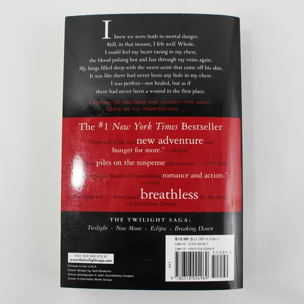 New Moon by Stephenie Meyer 2008 Paperback Twilight Saga Series Book 2