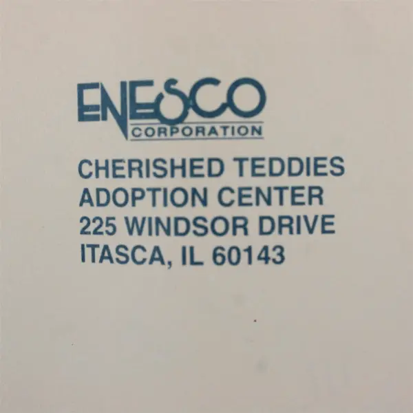 Enesco Cherished Teddies 1996 Susan Love Stems From Our Friendship 202894 w/ Box