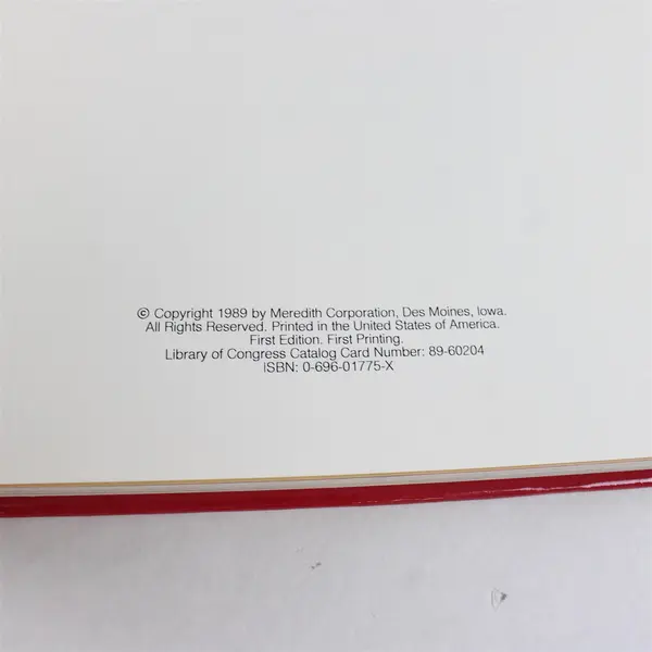 VTG Better Homes and Gardens Country Christmas Crafts 1st Edition 1989 HC Good 