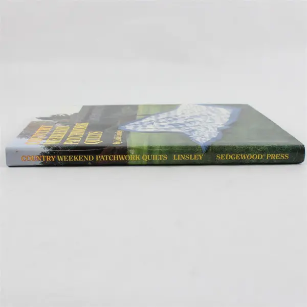 VTG Country Weekend Patchwork Quilts by Leslie Linsley 1st Edition 1990 HC DJ