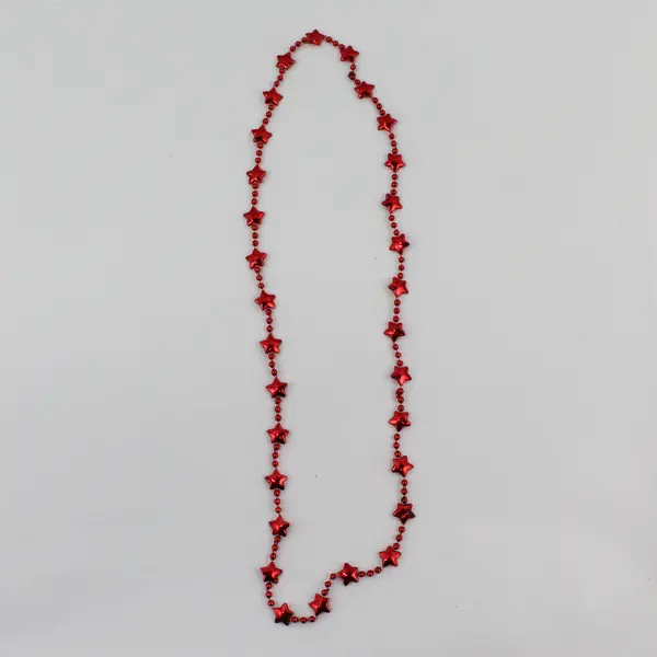 Lot of 4 Patriotic Necklaces 3 LED Star Pendants 1 Red Star Bead