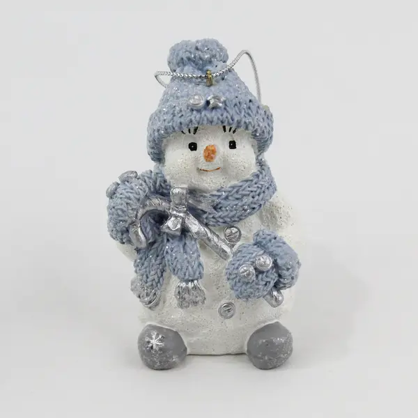Lot of 3 Encore Snow Buddies Snowman Ornaments