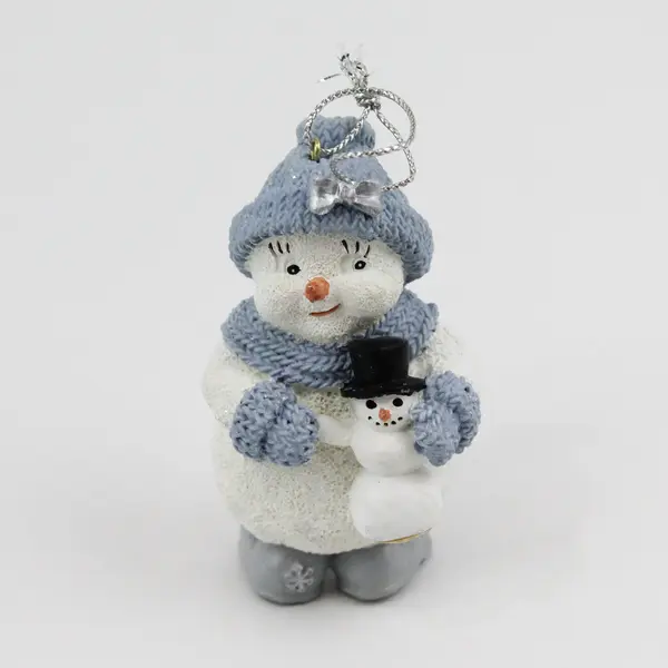 Lot of 3 Encore Snow Buddies Snowman Ornaments