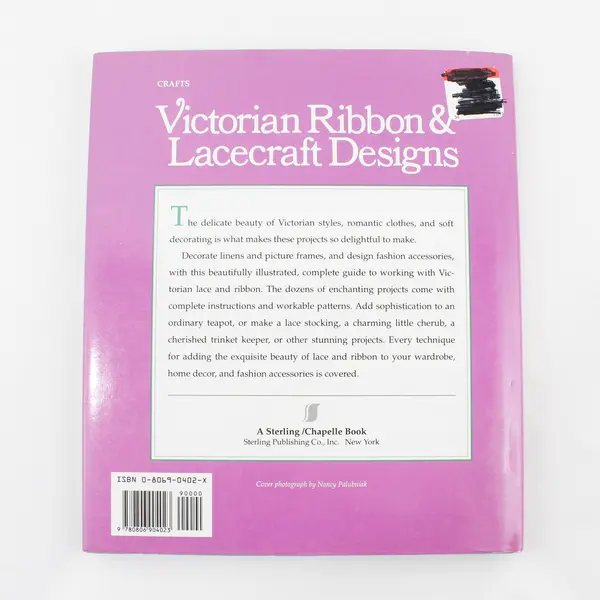 Vintage Victorian Ribbon & Lacecraft Designs by Mary Jo Hiney 1993 Hardcover DJ