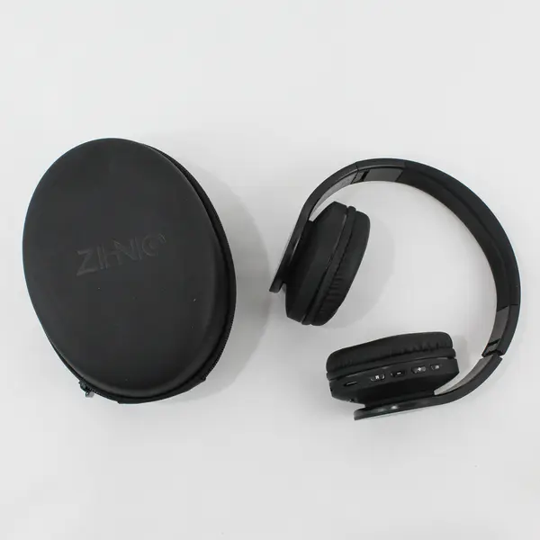 ZIHNIO - WH-816 Bluetooth Wireless Headphones Black