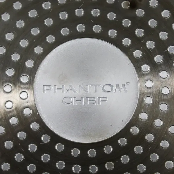Phantom Chef 8'' Grove Fry Pan Yellow/Orange Non-Stick Wooden Handle Design